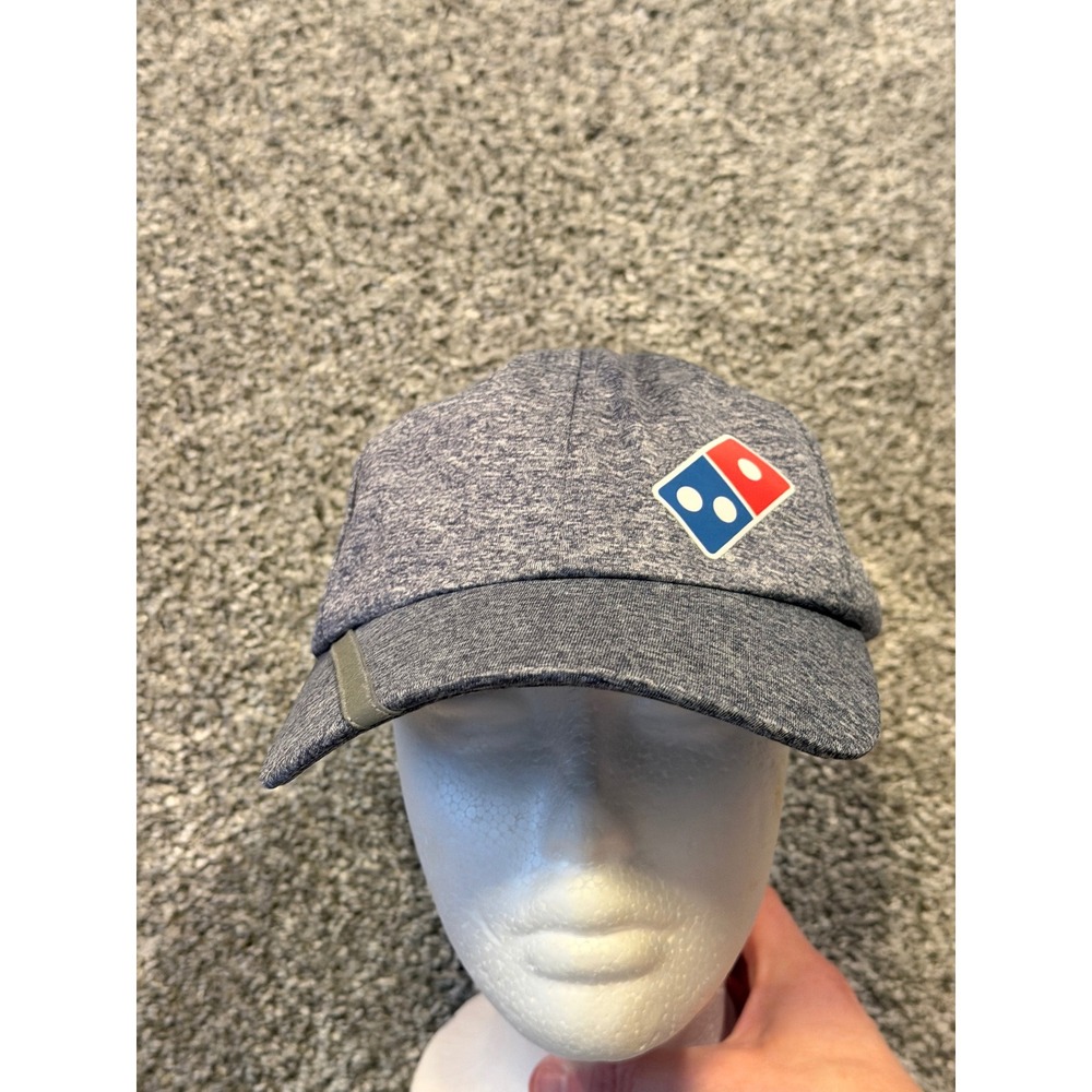Domino's Pizza Logo‎ Baseball Cap Mens Gray Heather Adjustable
